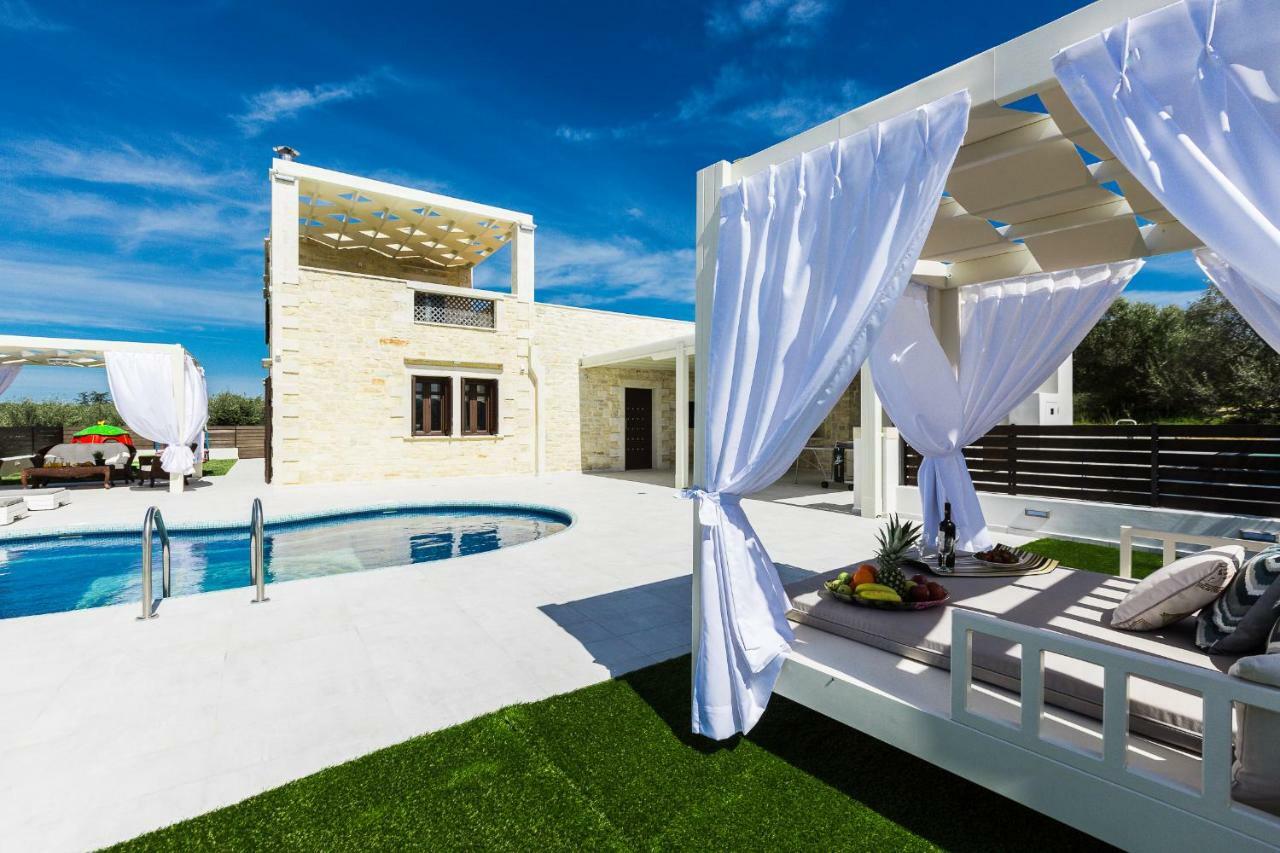 Caramel Villa, With 40M2 Pool & Spa Whirlpool, By Thinkvilla Panormos  Luaran gambar