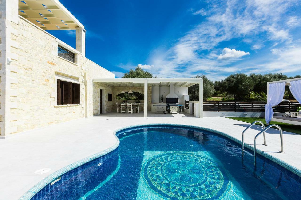 Caramel Villa, With 40M2 Pool & Spa Whirlpool, By Thinkvilla Panormos  Luaran gambar