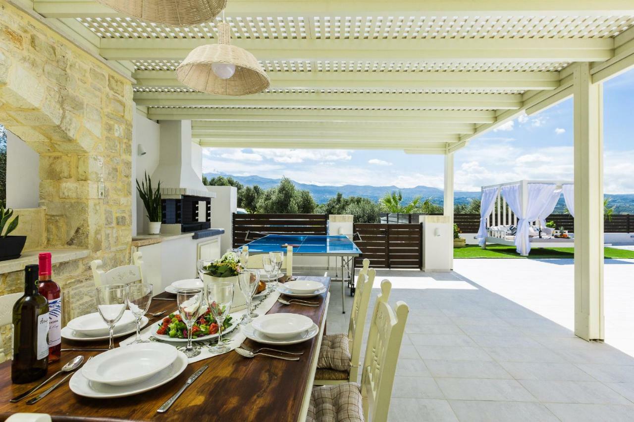 Caramel Villa, With 40M2 Pool & Spa Whirlpool, By Thinkvilla Panormos  Luaran gambar
